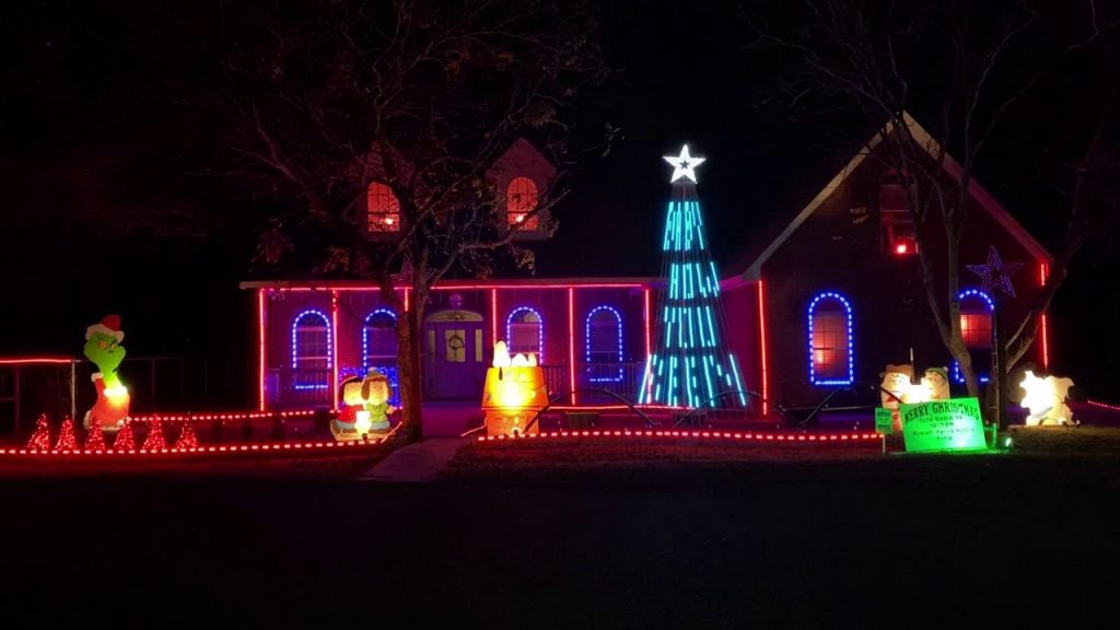 2020 Van Halen Tribute In Christmas Lights