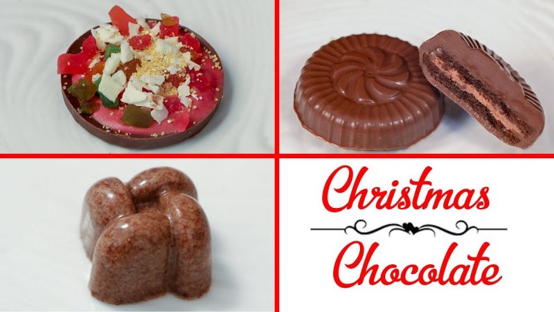 3 Chocolates Oreo Pizza Bournvita Christmas Recipe In 5 Minutes Quick & Easy Homemade Chocolates