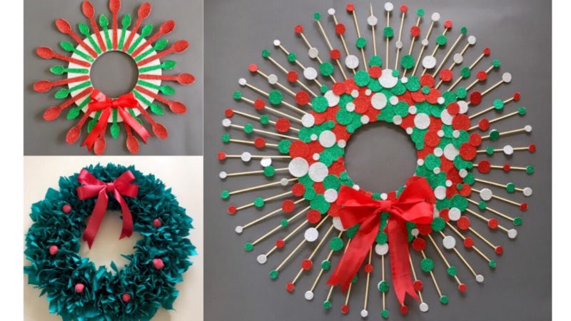 3 Diy Christmas Decoration ideas | Diy Christmas Wreath ideas