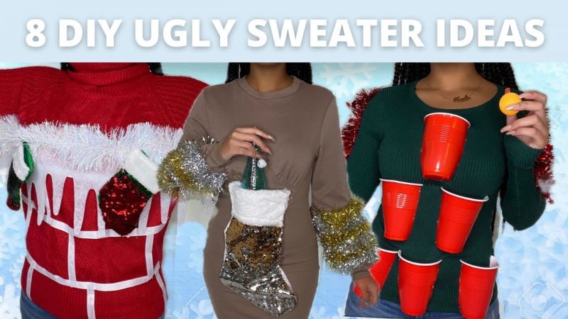 8 Not So Ugly Christmas Sweaters | DIY Christmas Sweater Ideas