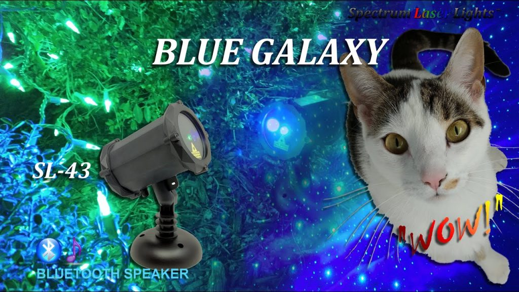 Blue Galaxy – SL 43 Green and Blue Laser Christmas Lights Projector from Spectrum Laser Lights