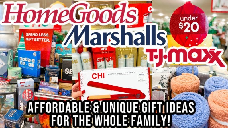 CHEAP CHRISTMAS GIFT IDEAS FOR THE WHOLE FAMILY 2020 || TJ Maxx, Marshalls, & HomeGoods SHOP WITH ME
