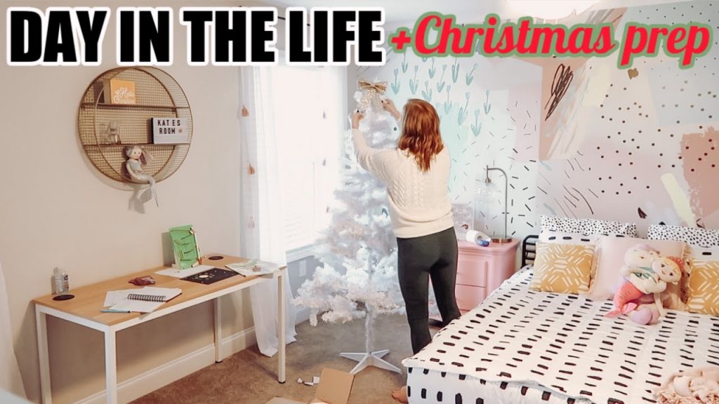 CHRISTMAS DECORATING & THANKSGIVING PREP | DAY IN THE LIFE OF A FAMILY OF SIX! | LET'S GET IT DONE!