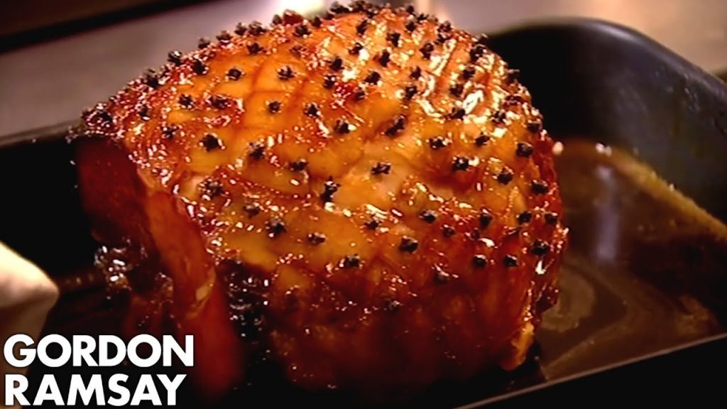 CHRISTMAS RECIPE: Honey Glazed Ham With Pear & Saffron Chutney