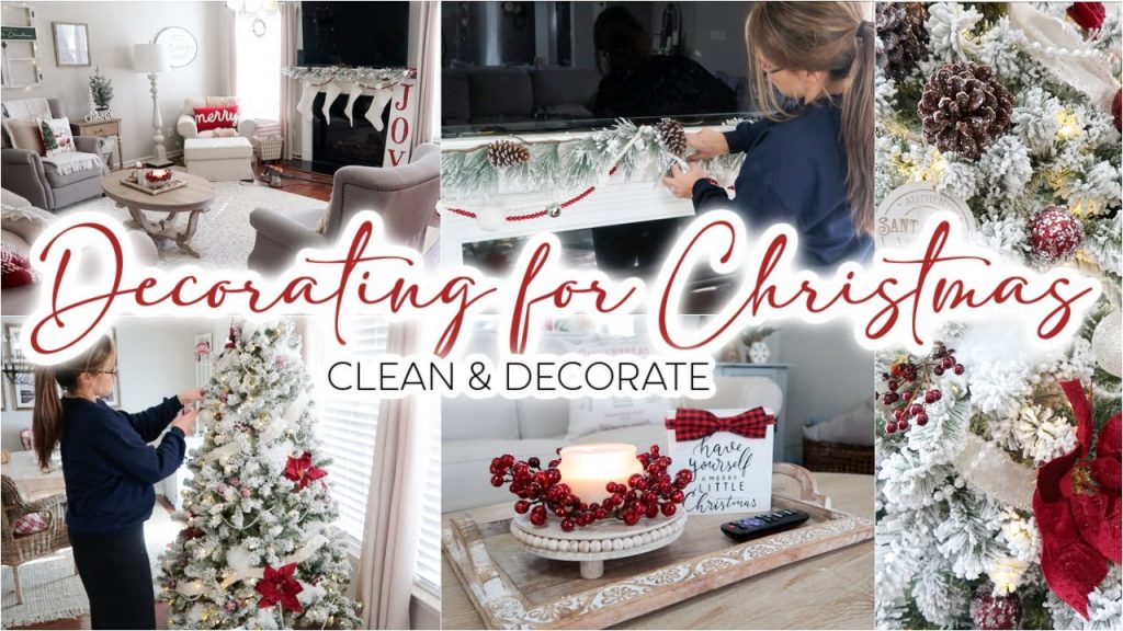 CLEAN & DECORATE WITH ME FOR CHRISTMAS 2020 | DECORATING MY CHRISTMAS TREE & CHRISTMAS DECOR IDEAS!