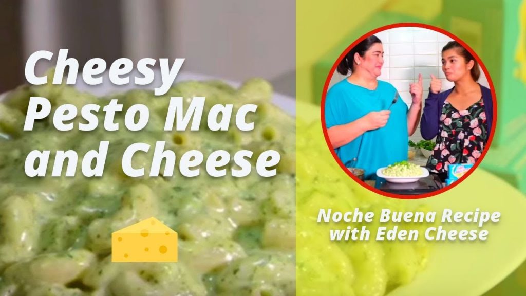 Cheesy Pesto Mac and Cheese | Christmas Recipe for Kids!