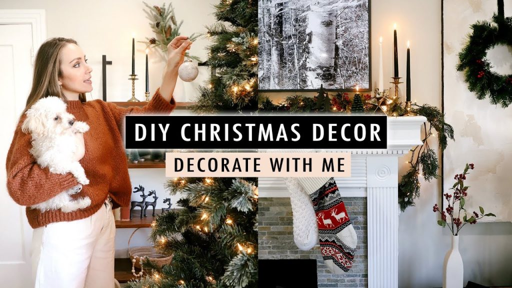 Christmas Decorate With Me + DIY Holiday Decor | XO, MaCenna