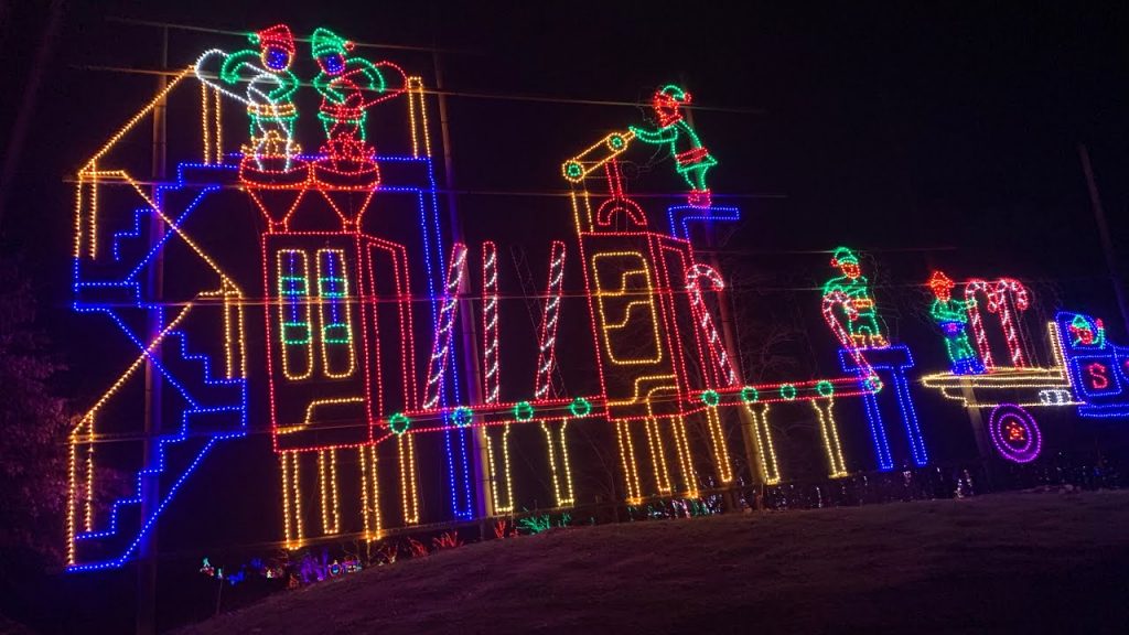 Christmas Light Show | Shady Brook Farm PA | Holiday Light Show | Drive Thru Light Show