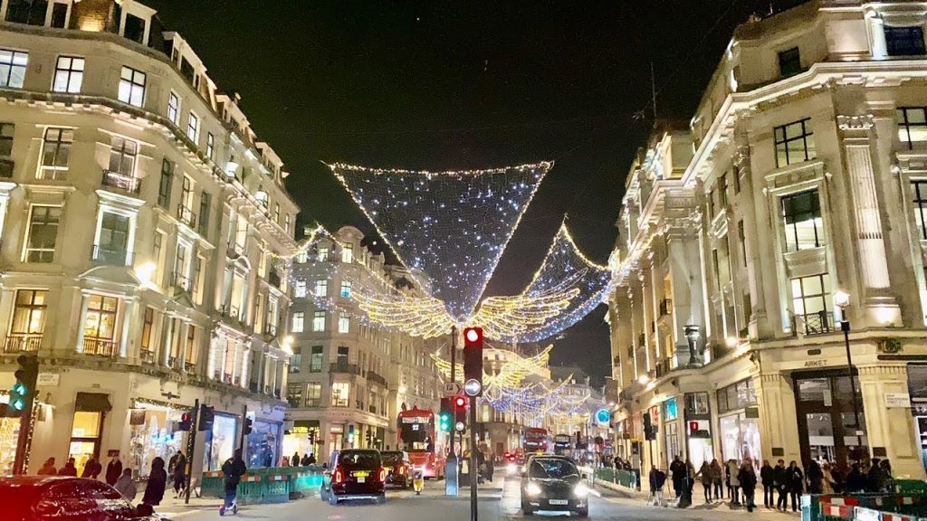 Christmas Lights London Regent Street 2020✨’The Warmth of Christmas’ Angels Walk