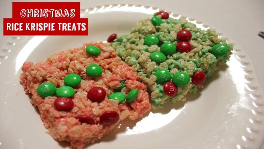 Christmas Rice Krispie Treats: Easy Homemade Rice Crispy Treats Recipe