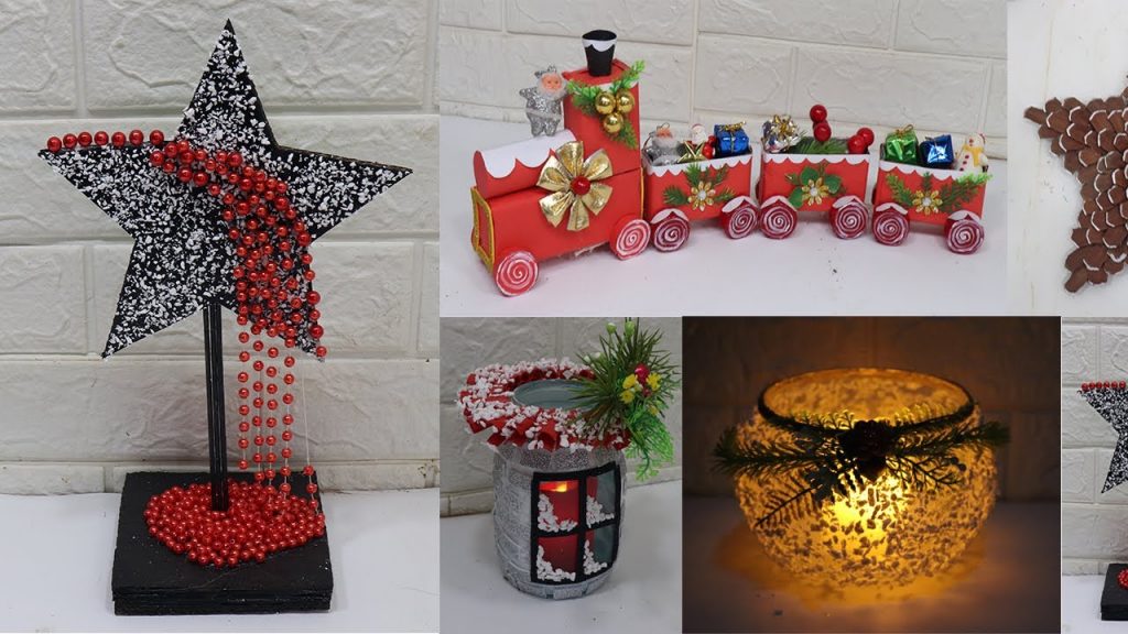 Christmas decoration ideas from low budget materials