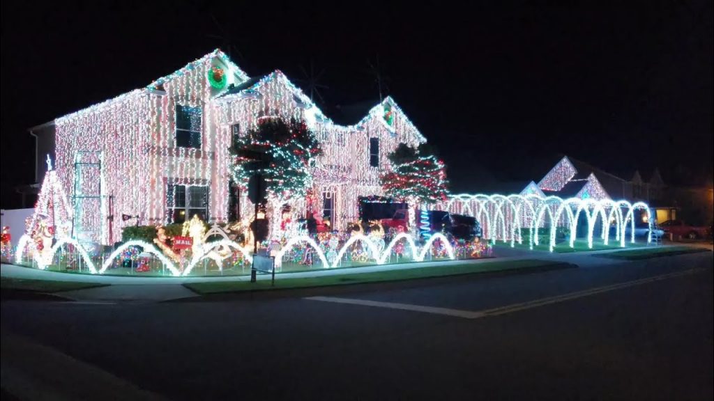 Christmas lights Display Winter Garden Florida 2020