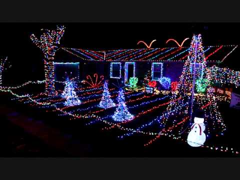 Christmas lights animated to Turn Down For What