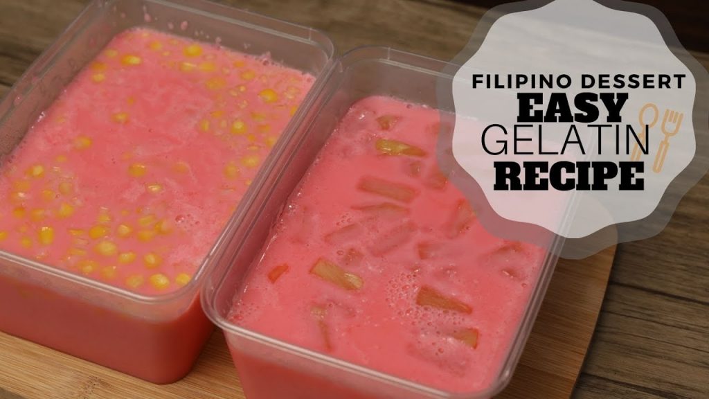 Easy Gelatin Recipe (Filipino Desserts) – Christmas Recipe