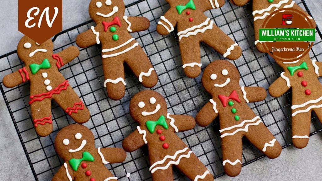 Gingerbread Men Cookies | Christmas Recipe || William's Kitchen