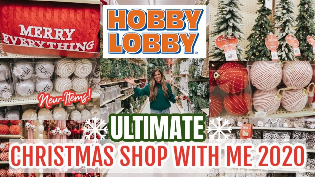 🎄HOBBY LOBBY CHRISTMAS SHOP WITH ME 2020 | FARMHOUSE CHRISTMAS DECORATING IDEAS 2020