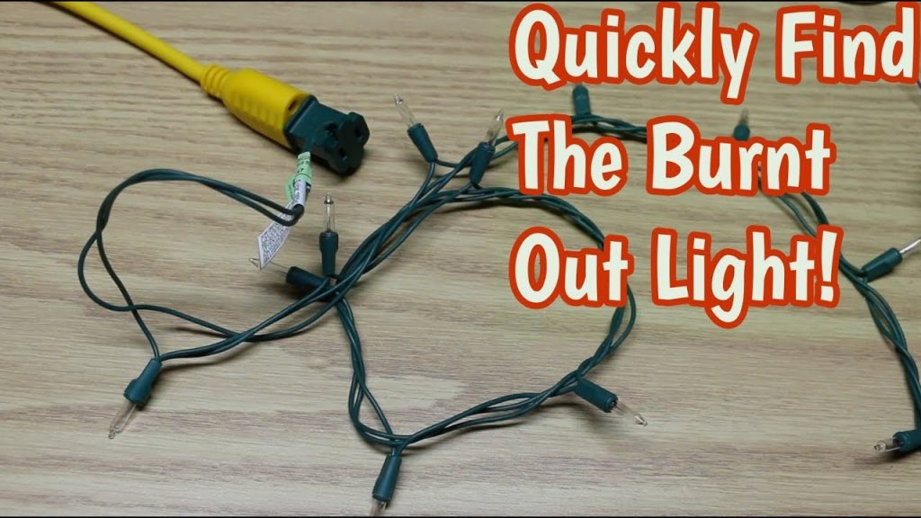 HOW TO EASILY FIND BAD CHRISTMAS LIGHT BULBS