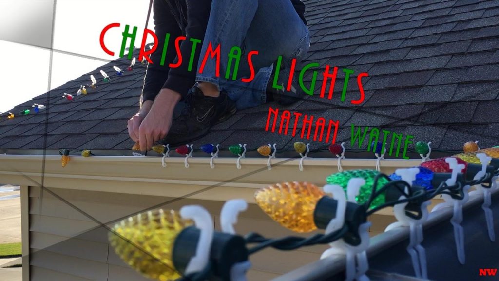 Hanging Christmas Lights Outside