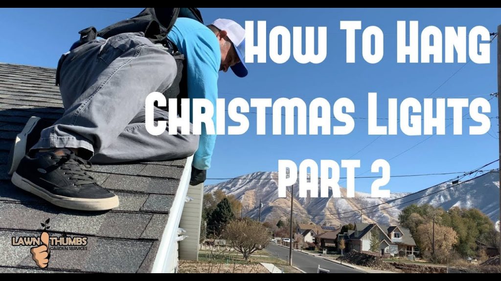 How to Hang Christmas Lights! PART 2