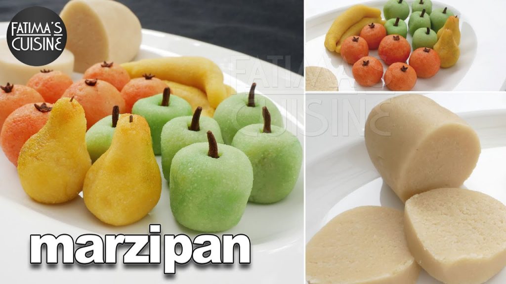 Marzipan Quick & Easy Recipe | 2 Ingredient Eggless Marzipan Recipe | Christmas Sweet