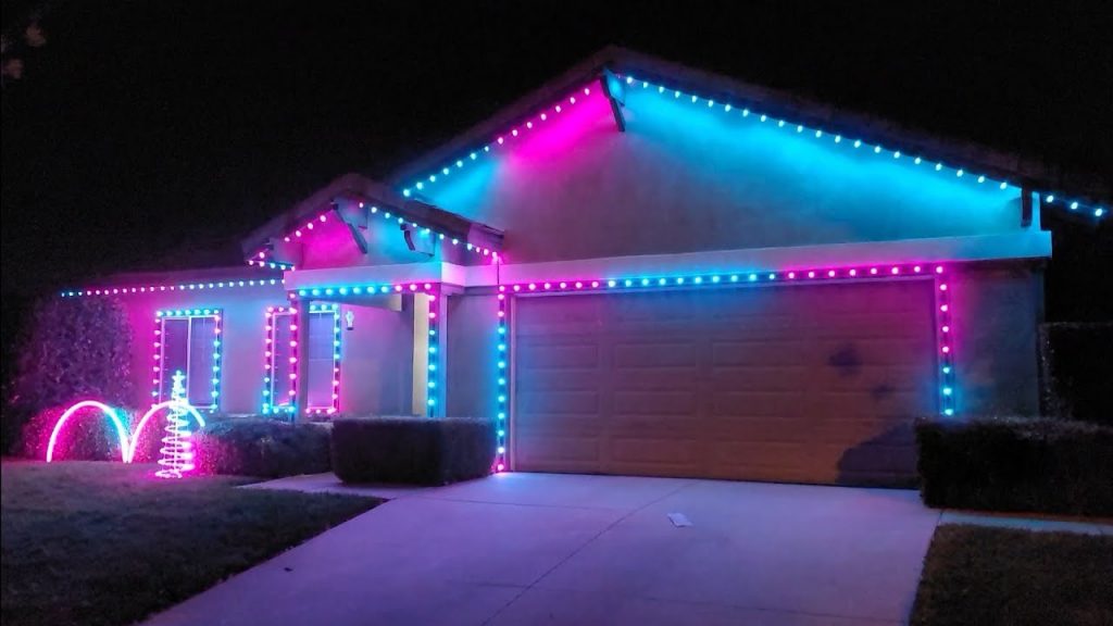 My 2020 Christmas light show is epic