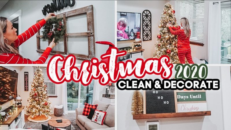 *NEW!* 2020 CHRISTMAS DECORATE WITH ME // Christmas Decor // CLEAN & DECORATE WITH ME