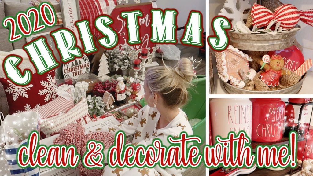 NEW! 2020 CHRISTMAS DECORATE WITH ME//CHRISTMAS DECOR//CLEAN WITH ME!