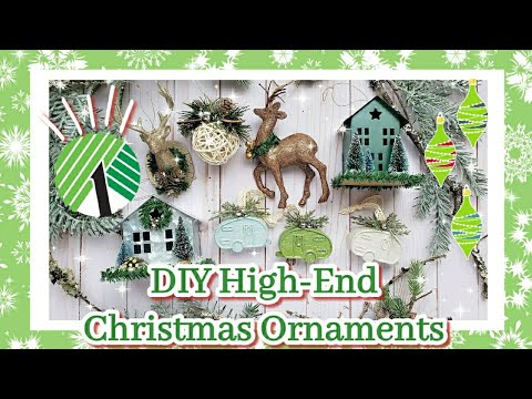 NEW DIY Dollar Tree High-End Christmas Ornaments || Dollar Tree Christmas Decorations 2021