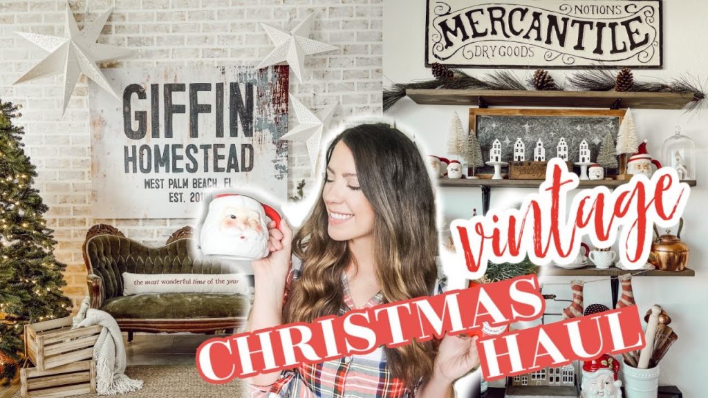 NEW! FARMHOUSE CHRISTMAS DECOR HAUL 2020 | VINTAGE CHRISTMAS DECORATING IDEAS