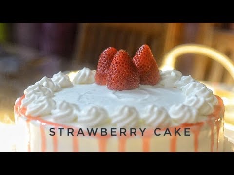 Strawberry Cake | Eggless Strawberry Cake | Christmas Recipe | Christmas Cake – Reena Ki Rasoi