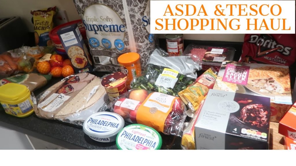 TESCO /ASDA SHOPPING HAUL /CHRISTMAS LIGHTS