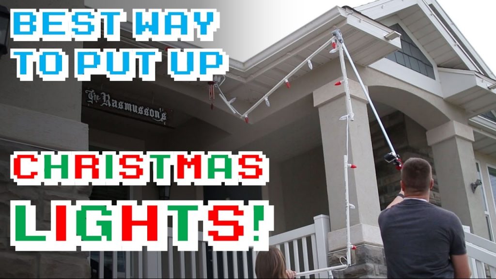 The Best Way to Put Up Christmas Lights