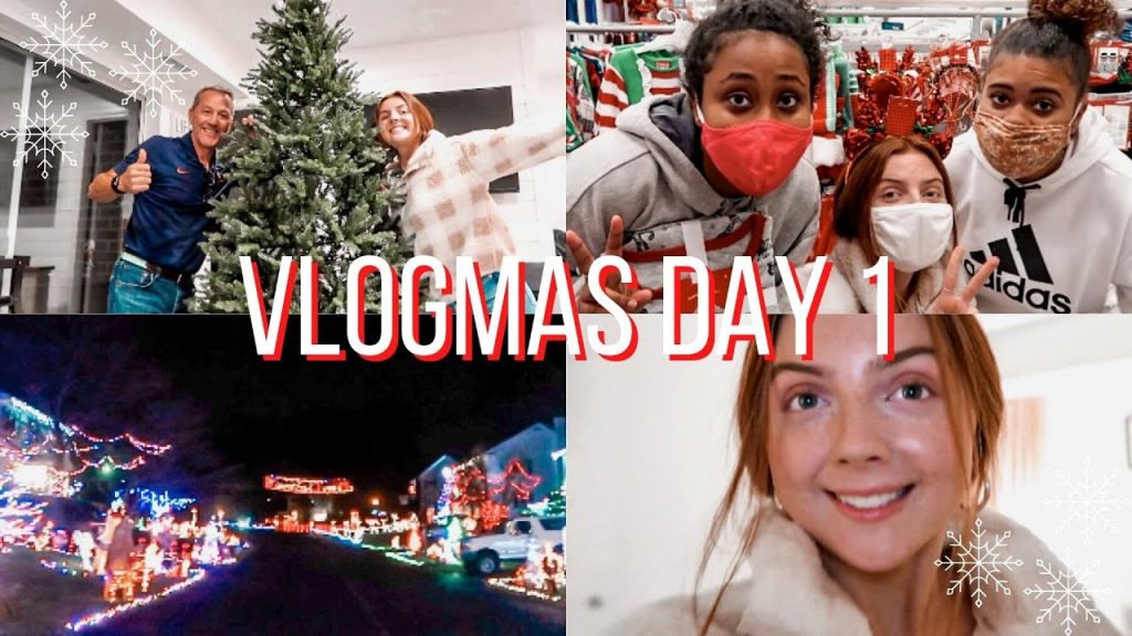 Vlogmas #1: black friday, decorating, and christmas lights